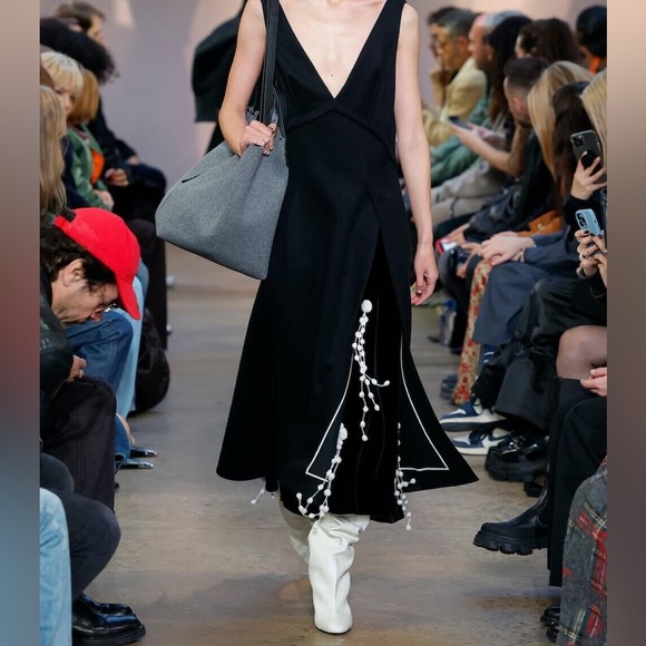 Proenza Shouler tee knee high boots baggy white nappa leather size 6 NWB runway - Picture 15 of 15